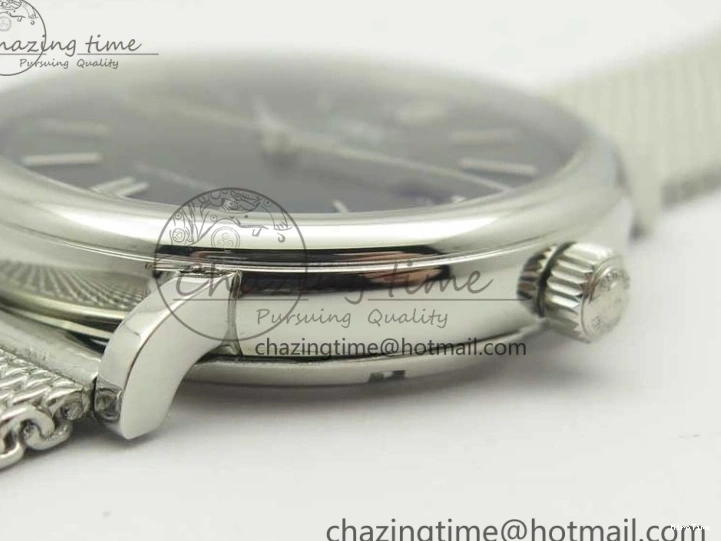 MIROTIME 0104 FastDry Portofino IW356501 SS V3 MK 1:1 Best Edition Black Dial On SS Mesh Bracelet MIYOTA 7195